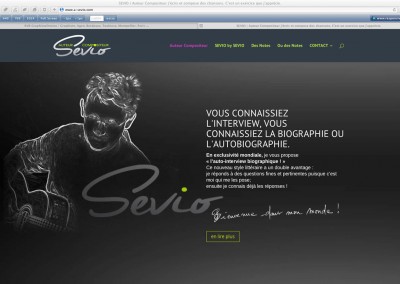 site SEVIO Auteur Compositeur
